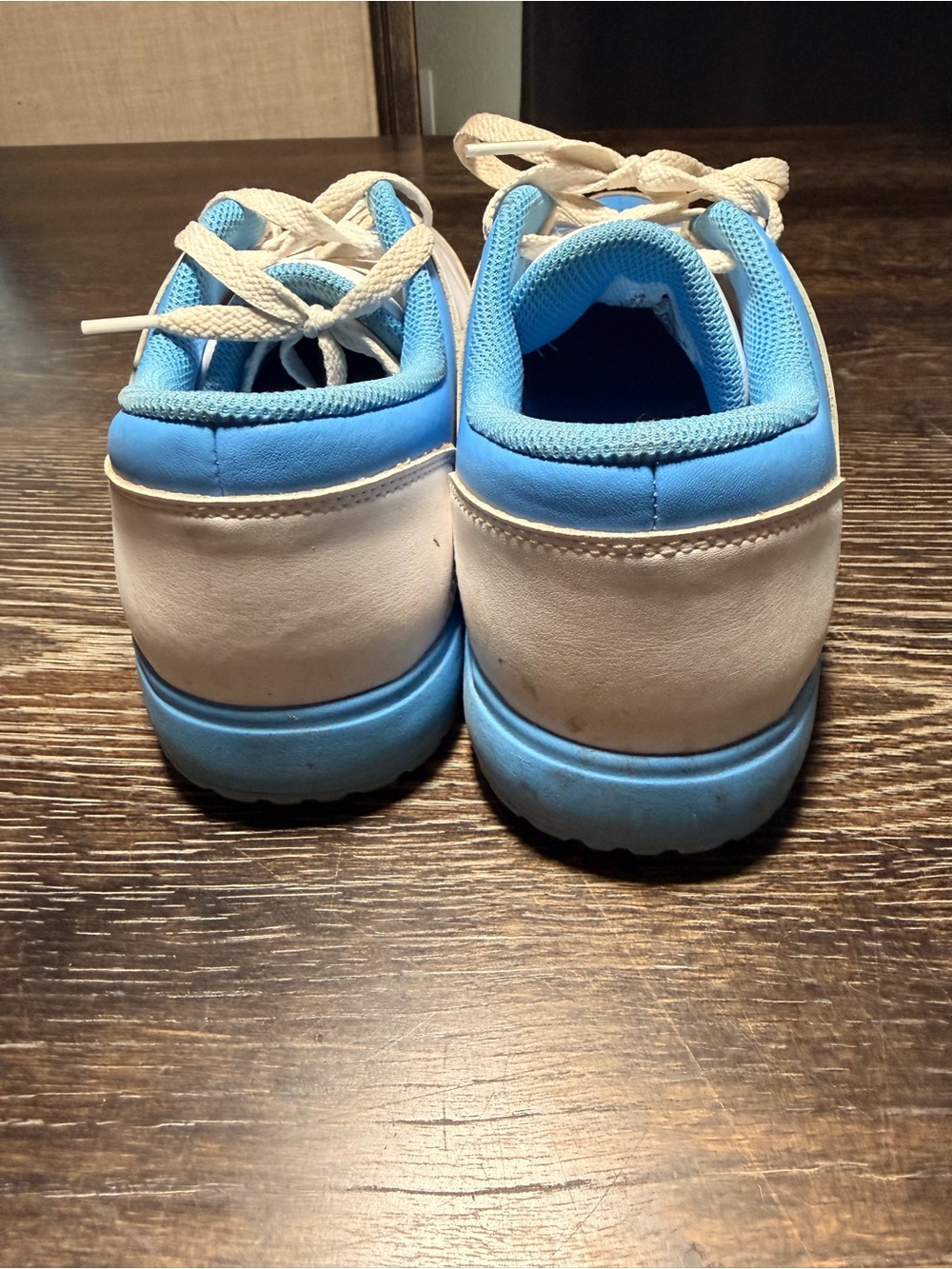 Air Jordan Golf Shoes White and Light Blue - Picture 5 of 8